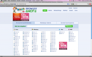 Screenshot BrowserShots.org