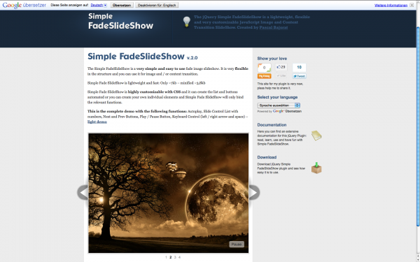 simple FadeSlideShow