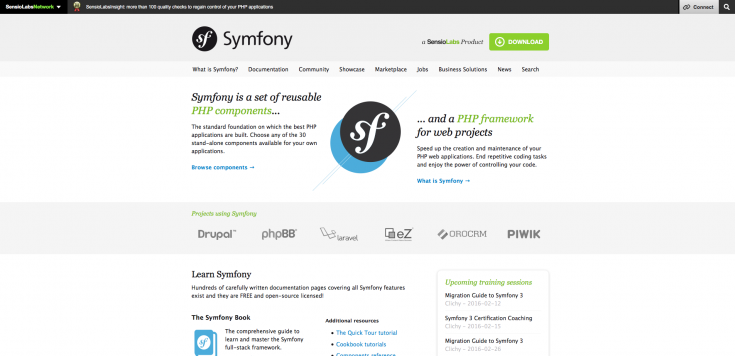 Das PHP Framework Symfony. Die neue Basis von Drupal 8