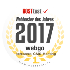 Webgo ist Webhoster des Jahres bei Hosttest
